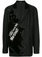 Yohji Yamamoto I-gore Patch Detail Jacket - Black