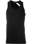 Y-3 Logo Print Tank Top, Men's, Size: Xl, Black, Cotton