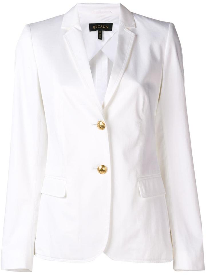 Escada Slim-cut Blazer - White