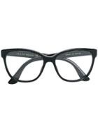 Gucci Eyewear Square Cat-eye Glasses - Black