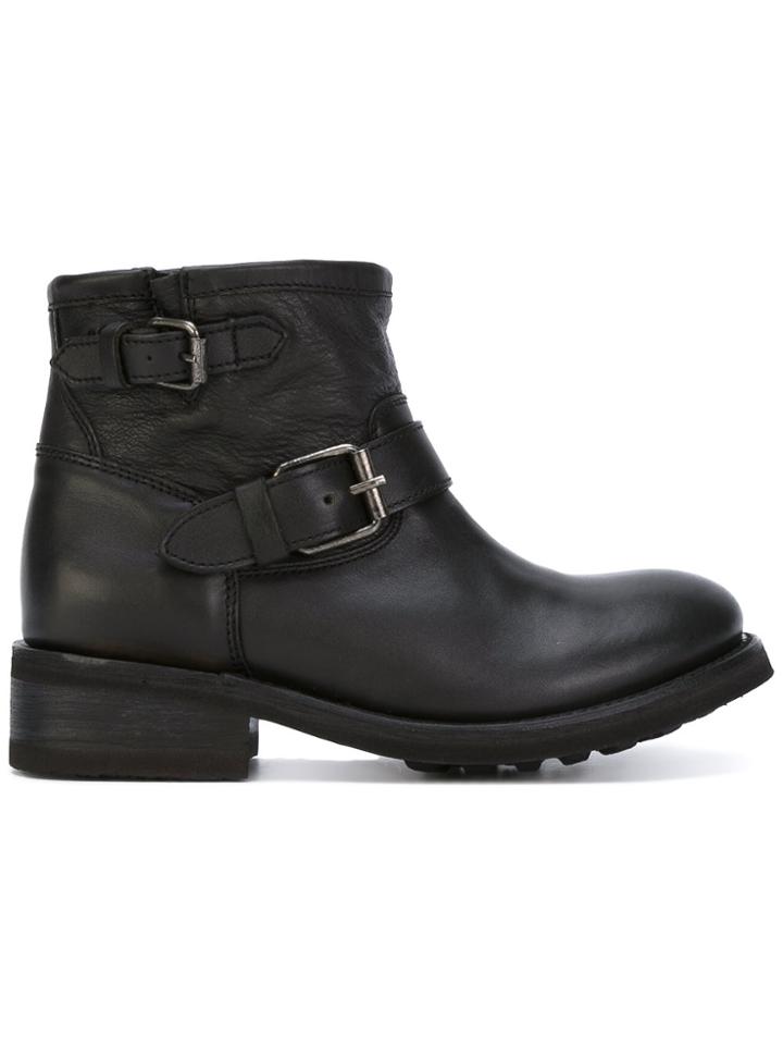 Ash Trick Ankle Boots - Black