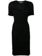 T By Alexander Wang Fitted T-shirt Dress - Black