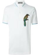 Dolce & Gabbana Embroidered Bird Polo Shirt