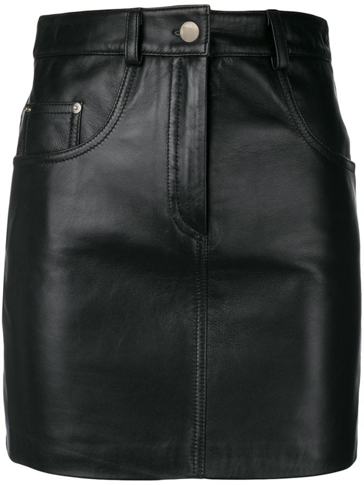 Manokhi Straight Mini Skirt - Black