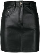 Manokhi Straight Mini Skirt - Black