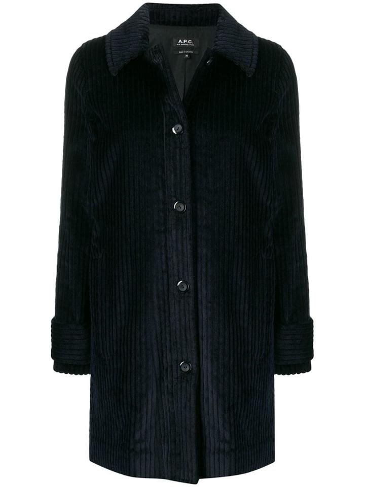 A.p.c. Corduroy Jacket - Blue