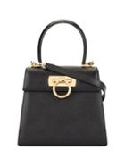 Salvatore Ferragamo Pre-owned Gancini Motif Tote Bag - Black