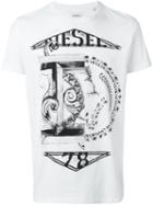 Diesel T-diego T-shirt, Men's, Size: L, White, Cotton
