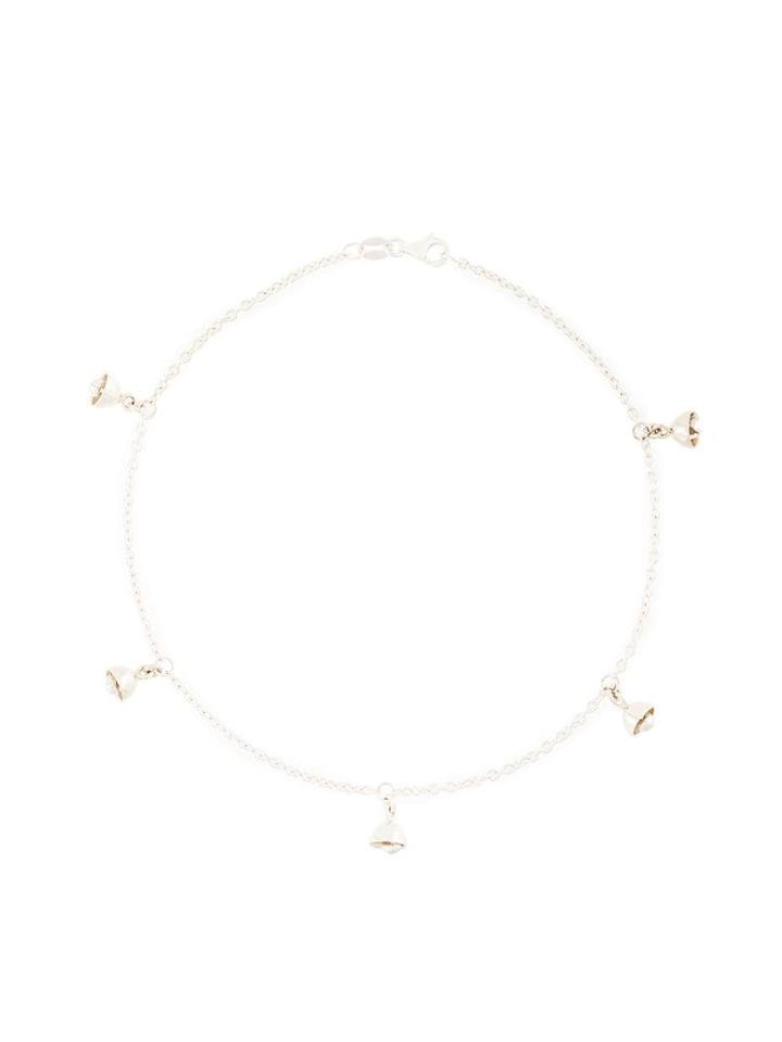Meadowlark Bell Ankle Bracelet - Silver