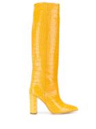 Paris Texas Knee Length Boots - Yellow