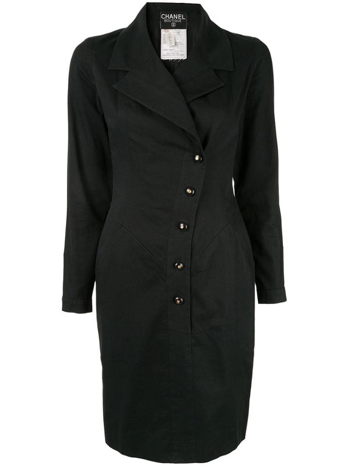 Chanel Vintage Chanel Long Sleeve One Piece - Black