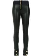 Andrea Bogosian Leather Skinny Trousers - Black