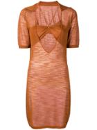 Jacquemus Knitted Dress - Orange