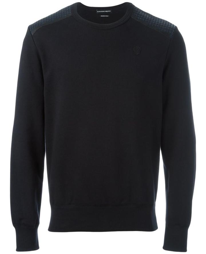 Alexander Mcqueen - Alexander Mcqueen Skull Patch Sweatshirt - Men - Wool - L, Wool