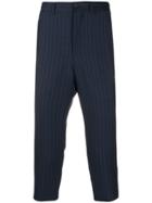 Comme Des Garçons Pre-owned '1990s Cropped Trousers - Blue