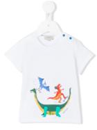 Paul Smith Junior - Dinosaur Print T-shirt - Kids - Cotton - 18 Mth, White