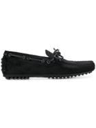 Car Shoe Slip-on Loafers - Black