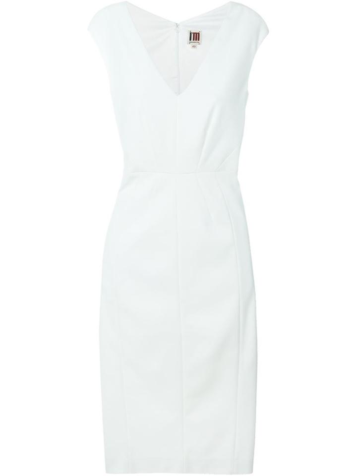 I'm Isola Marras V-neck Fitted Midi Dress