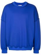 Jieda Loose Flauncy Sweater - Blue