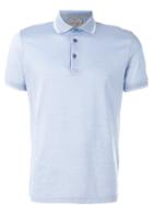 Canali - Plain Polo Shirt - Men - Cotton - 54, Blue, Cotton