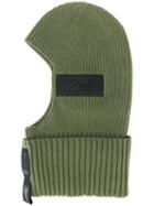 Reebok X Victoria Beckham Ribbed-knit Balaclava - Green