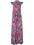 La Doublej Ruffle Print Jumpsuit - Pink