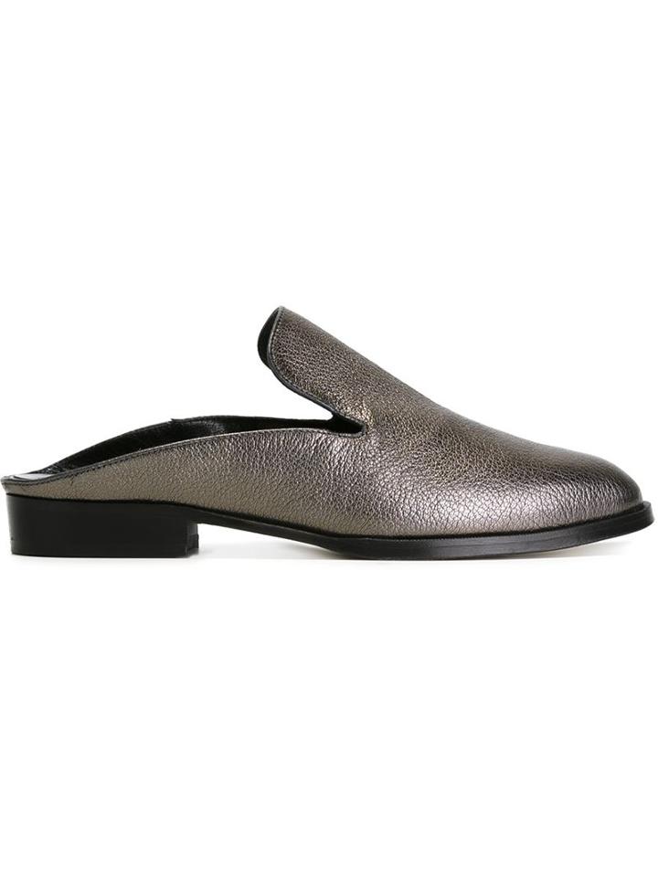 Robert Clergerie Alicek Mules, Women's, Size: 40.5, Black, Leather/calf Leather