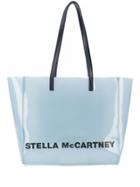 Stella Mccartney Pvc Logo Tote - Blue
