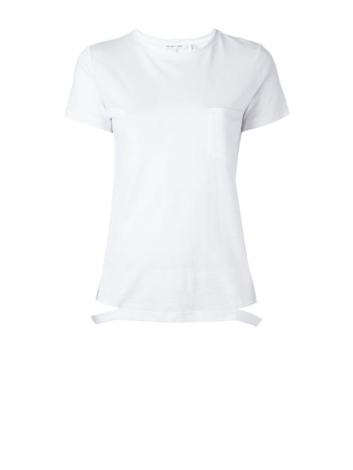 Helmut Lang Plain T-shirt, Women's, Size: Large, White, Cotton