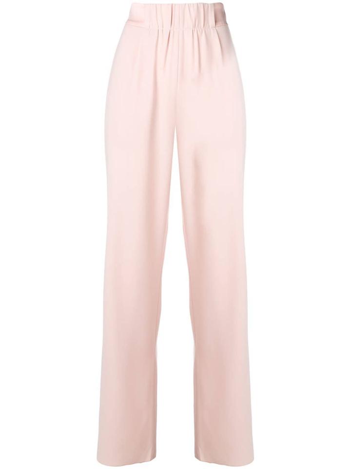 Emporio Armani Straight-fit Trousers - Pink