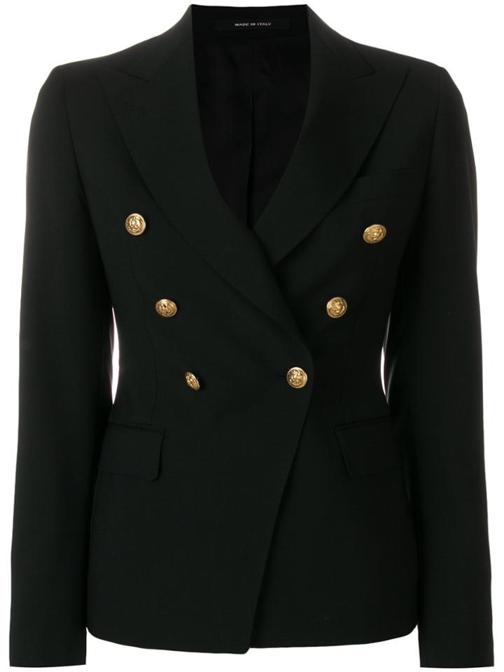 Tagliatore Alycia Buttoned Jacket - Black