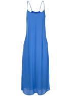 Polo Ralph Lauren Spaghetti Strap Midi Dress - Blue