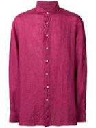 Lardini Casual Linen Shirt - Pink