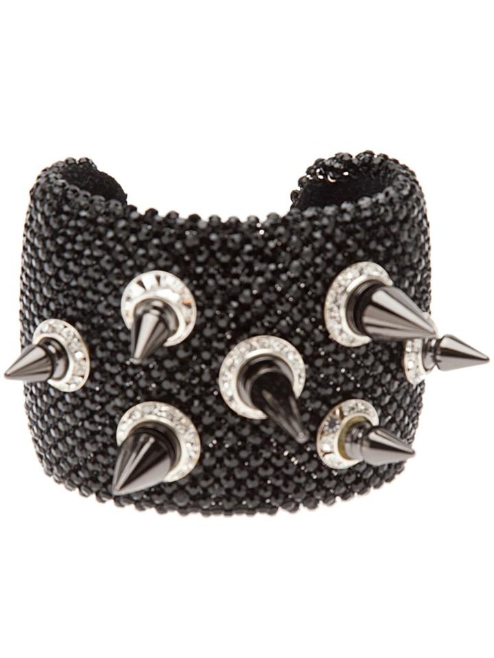 Michael Schmidt Swarovski Spike Cuff