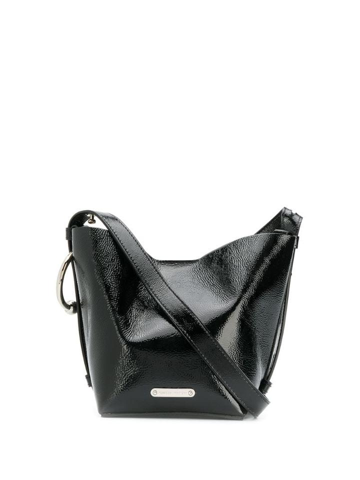 Rebecca Minkoff Patent Mini Kate Bucket Bag - Black