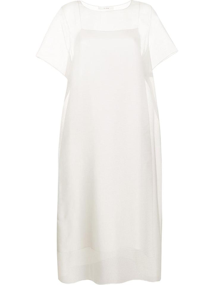 The Row Sheer Layered Dress - Neutrals