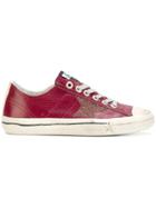 Golden Goose Deluxe Brand V Star Sneakers - Pink & Purple
