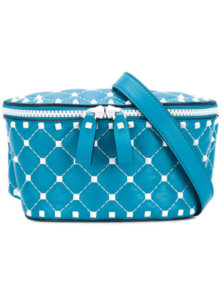 Valentino Rockstud Belt Bag - Blue