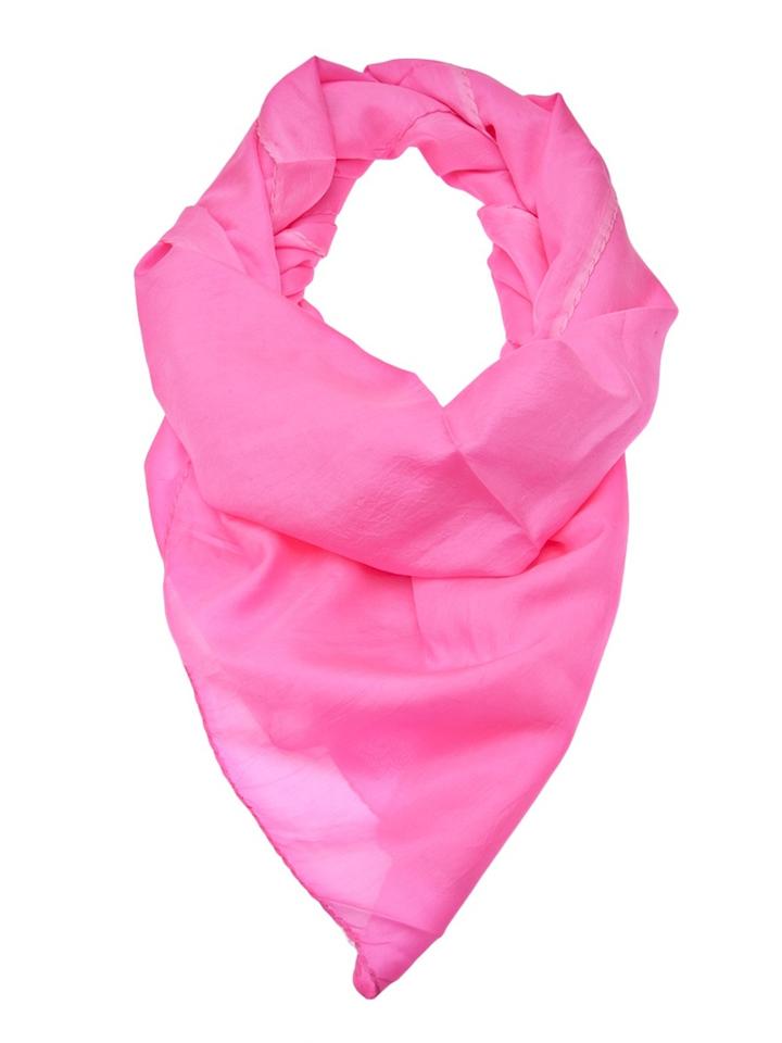 Gianfranco Ferre Vintage Neon Pink Scarf