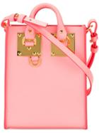 Sophie Hulme Mini Square Crossbody Bag, Women's, Pink/purple