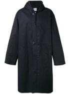 Vetements Mackintosh Raincoat, Men's, Size: Small, Blue, Cotton