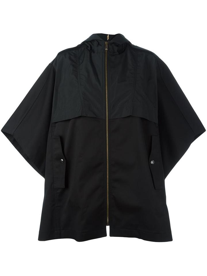 Sonia By Sonia Rykiel Zip Up Cape Coat