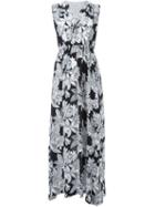 Megan Park 'senna' Maxi Dress, Women's, Size: 14, Black, Silk