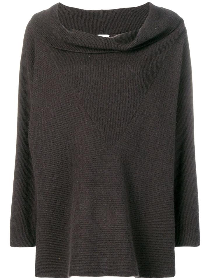 Giorgio Armani Vintage Cowl Neck Jumper - Grey