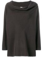 Giorgio Armani Vintage Cowl Neck Jumper - Grey