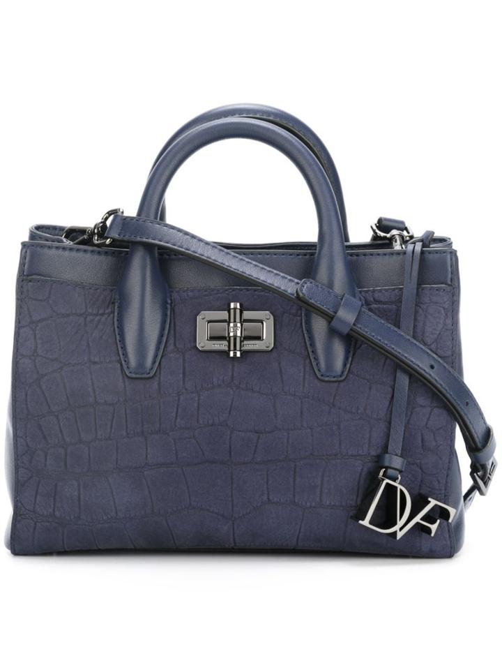 Diane Von Furstenberg Mini 'viviana' Tote, Women's, Blue