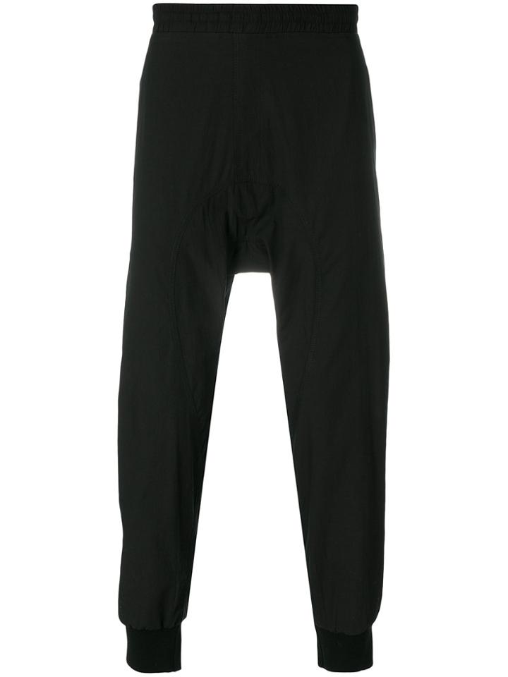 Neil Barrett Dropped Crotch Track Pants - Black