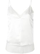 T By Alexander Wang Layered Camisole, Women's, Size: 4, White, Silk/cupro/rayon
