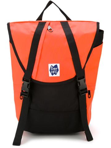 Pmw Mfg Zipped Pockets Large Backpack, Black, Nylon