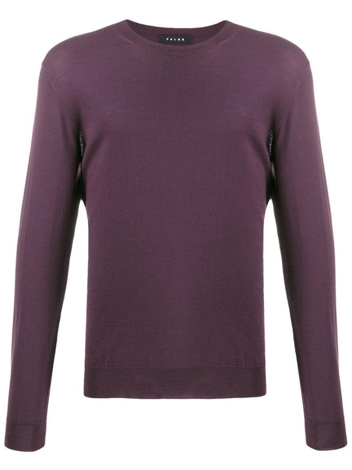 Falke Round Neck Jumper - Red